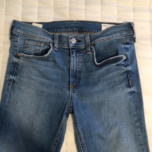 Rag & bone ankle jeans with frayed hem - Picture 3 of 6